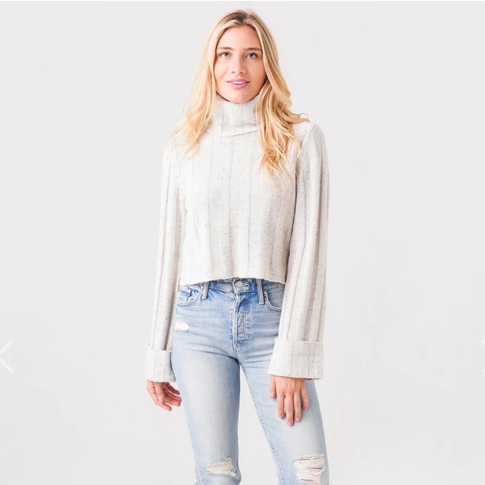 LOVE SHACK FANCY TURTLENECK SWEATER